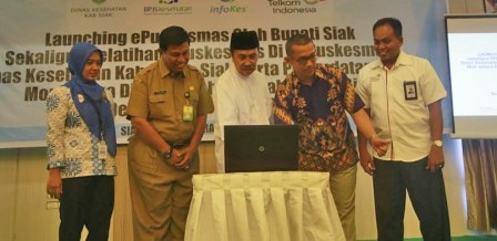 Dilouncing Bupati Syamsuar, Seluruh Puskesmas di Siak Menggunakan E-Puskesmas 